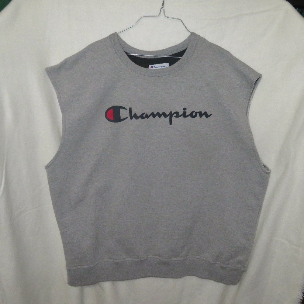 2XL Champion Sleeveless Sweatshirt